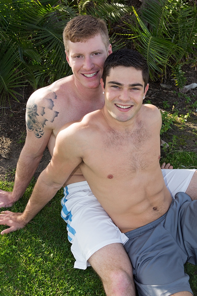 Sean Cody Sexy dark haired Tanner flip flop fuck young tattooed muscle stud David mutual cocksucking 003 male tube red tube gallery photo - David and Tanner