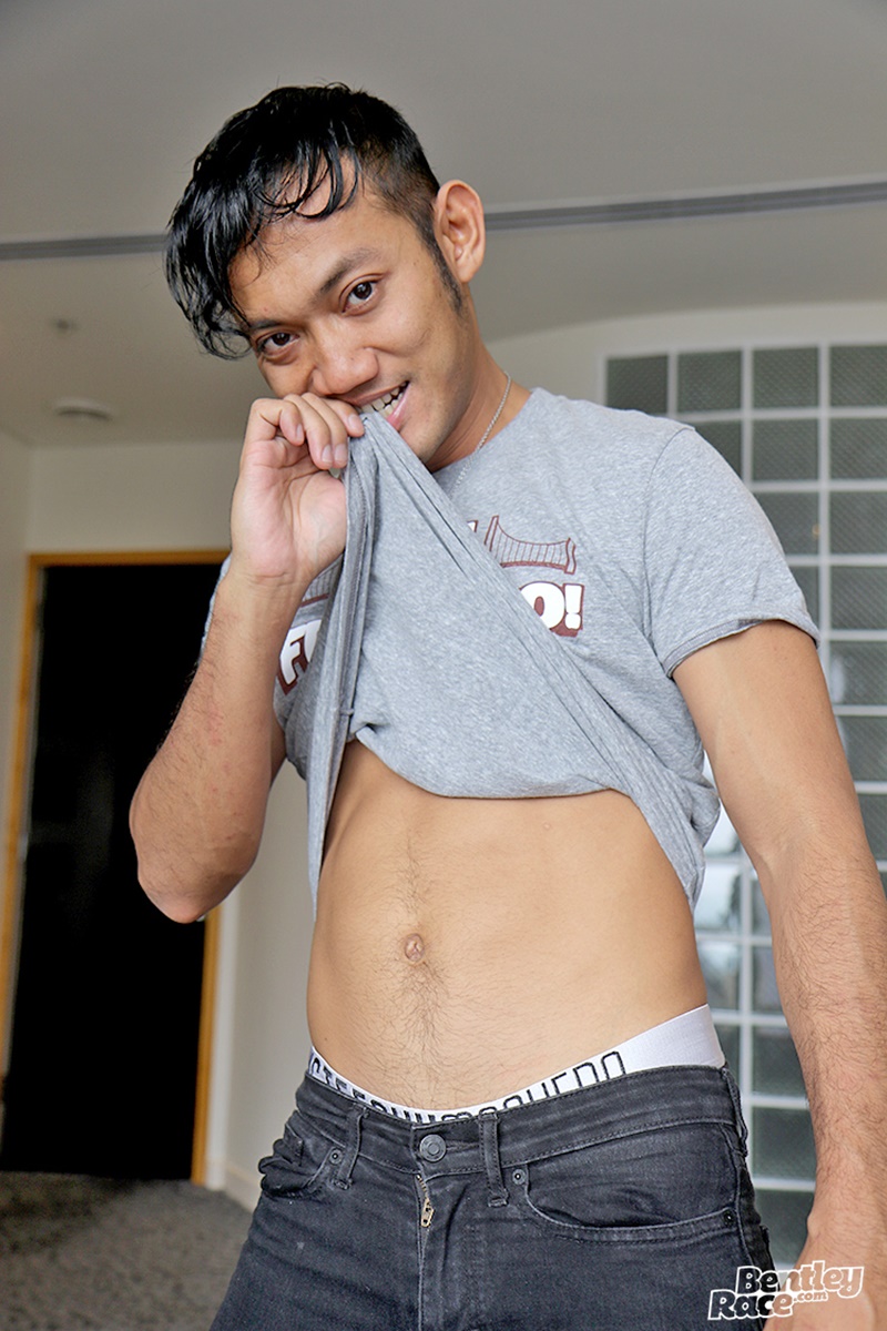 BentleyRace Young sexy naked stud Vino Rainz smooth bubble butt asshole Cute 22 year old Indonesian boy jerks small dick huge cum load 017 gay porn sex gallery pics video photo - Cute 22 year old Indonesian boy Vino Rainz jerks out a huge cum load