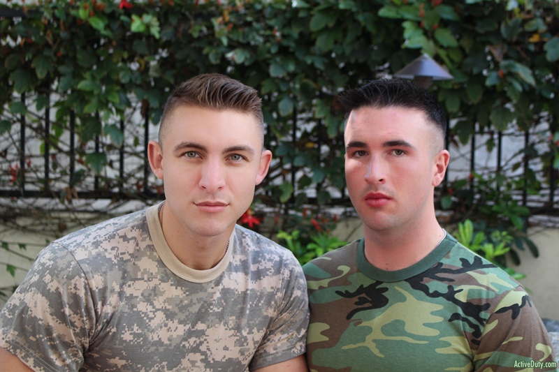 ActiveDuty army boy military young men Jay Ice huge cock sucking Ripley Grey swallows cum filled balls bubble butt assholes 006 gay porn sex gallery pics video photo - Jay Ice’s huge cock chokes Ripley Grey as he swallows the full length in one go