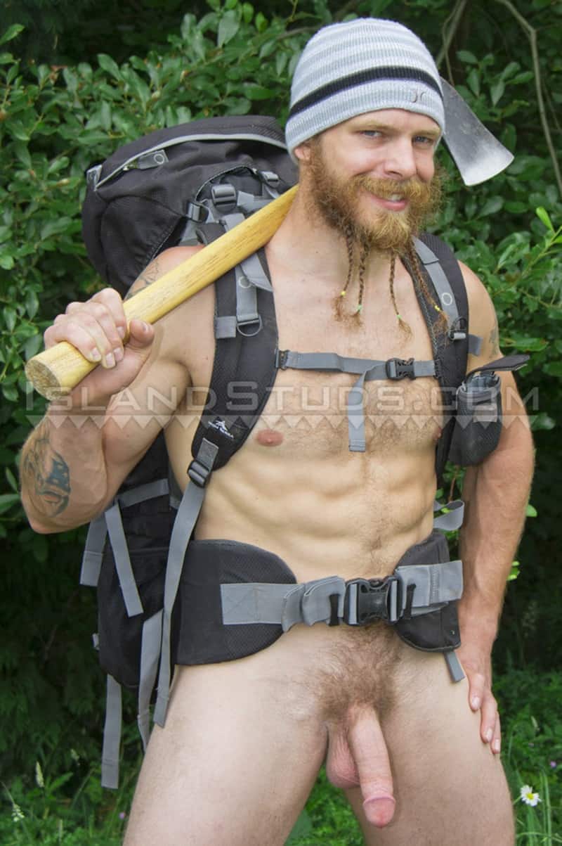 IslandStuds gay porn sexy bearded ripped muscle butt fire fighter sex pics Bain camps nude jerks off huge dick outdoors 009 gallery video photo - Sexy bearded ripped muscle butt fire fighter Bain camps nude and jerks off outdoors in chilly Oregon