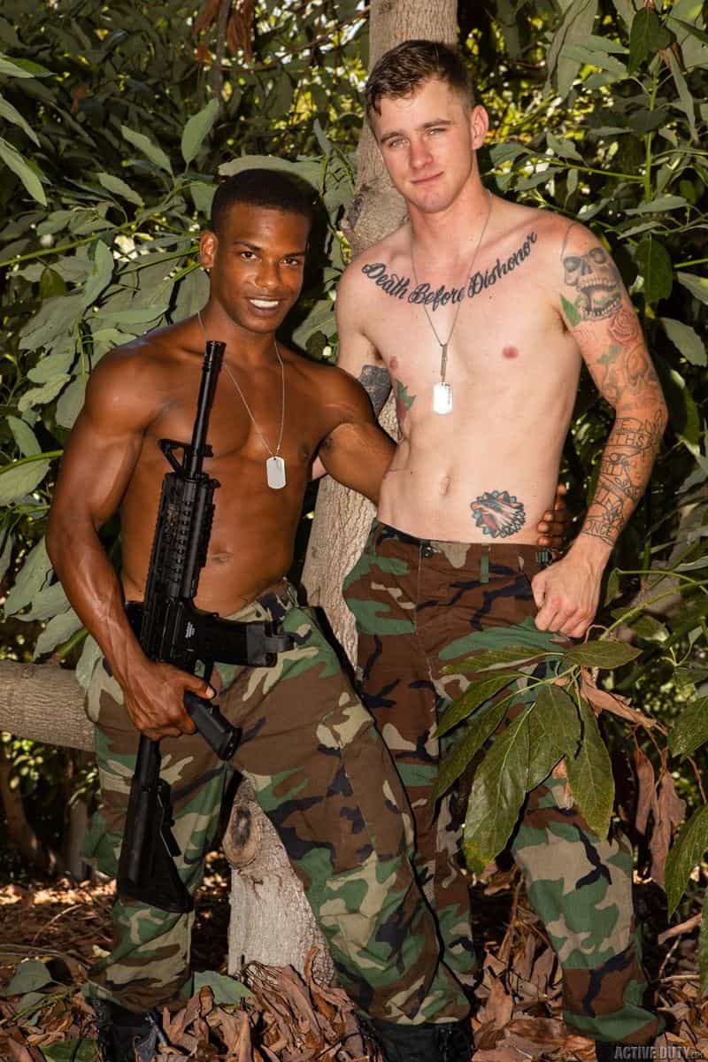 Big Dick Army Porn - Hot army boys Ryan Jordan's hot bare ass fucked by big black stud Adrian  Hart's huge dick - Free Naked Gay Men Big Dicks