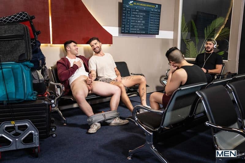 Airport fuckfest young bottom boy Michael Boston bare fucked hot tattooed hunk Chris Damned huge raw dick 018 gay porn pics - Airport fuckfest young bottom boy Michael Boston’s bare fucked by hot tattooed hunk Chris Damned’s huge raw dick