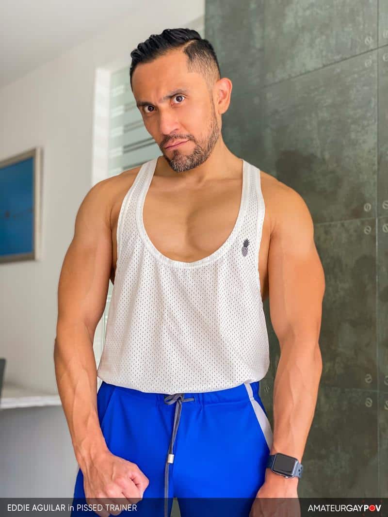 Hot bearded muscle hunk Eddie Aguilar hot bubble butt raw fucked huge uncut dick 4 gay porn pics - Hot bearded muscle hunk Eddie Aguilar’s hot bubble butt raw fucked by huge uncut dick