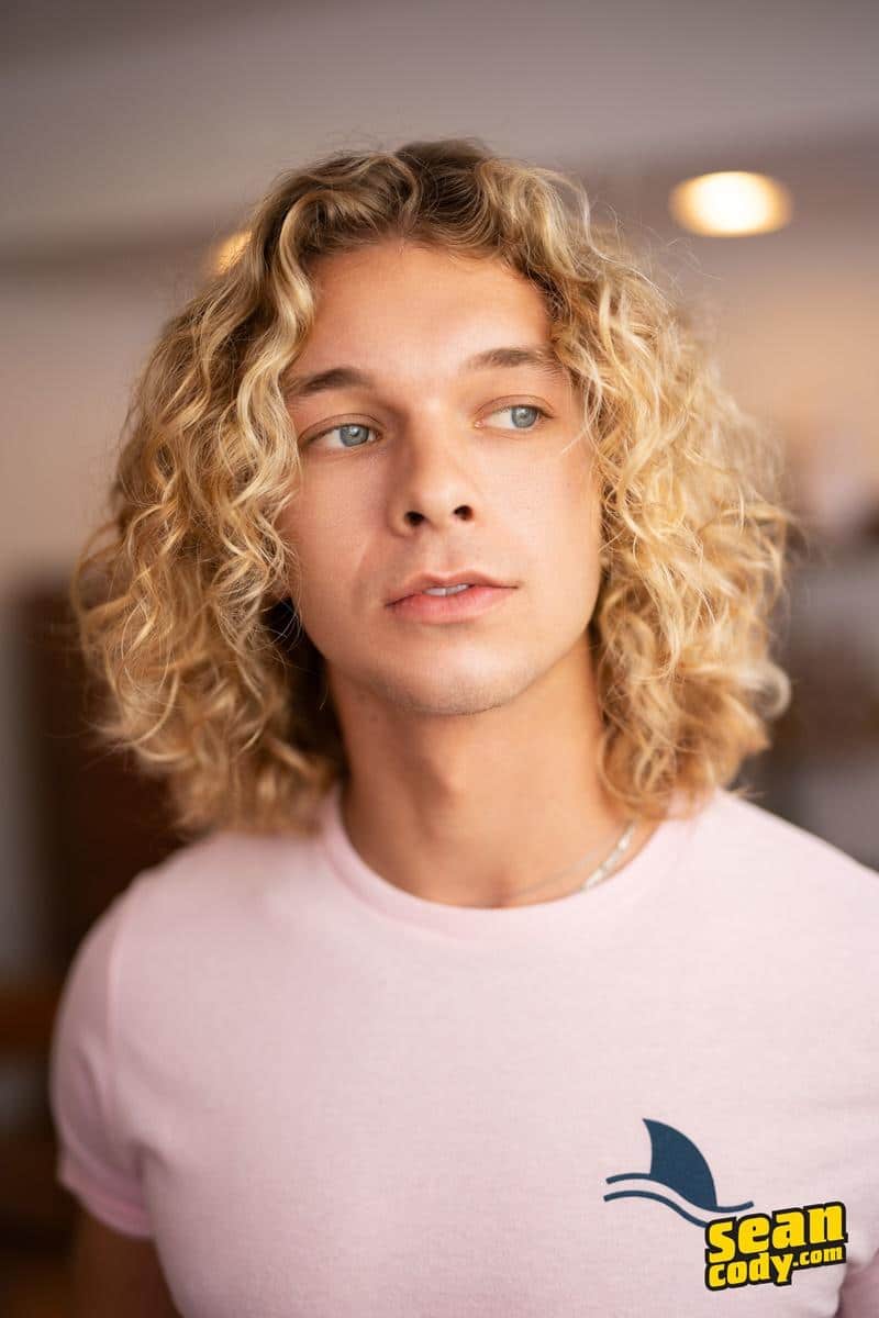 Hottie long haired blonde dude Shawn Brooks strips naked wanking big young dick 2 gay porn pics - Hottie long haired blonde dude Shawn Brooks strips naked wanking his big young dick