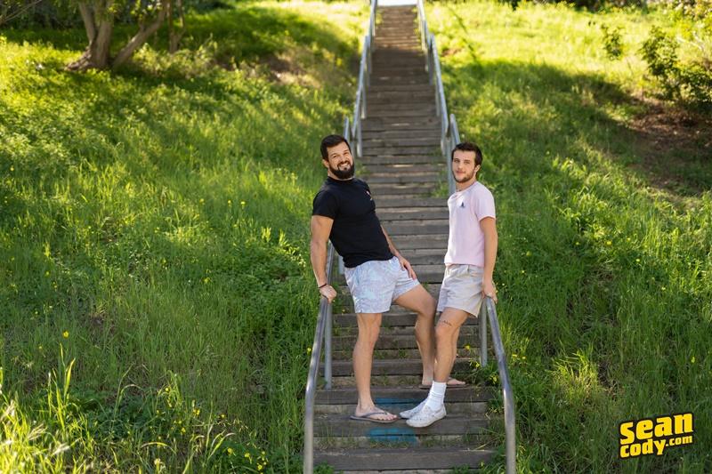 Horny bearded muscle dude Brysen bottoms young newbie Sean Cody stud Griffin hugr thick dick 11 gay porn pics - Horny bearded muscle dude Brysen bottoms for young newbie Sean Cody stud Griffin’s huge thick dick