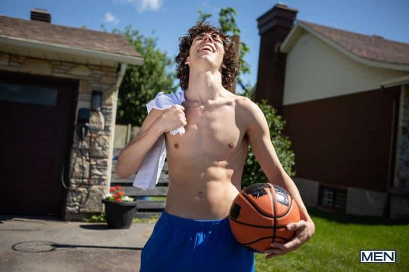 Cute young curly haired stud Cristiano bottoms hottie Basketballer Leo Louis massive thick dick 5 gay porn pics - Cute young curly haired stud Cristiano bottoms for hottie Basketballer Leo Louis’s massive thick dick