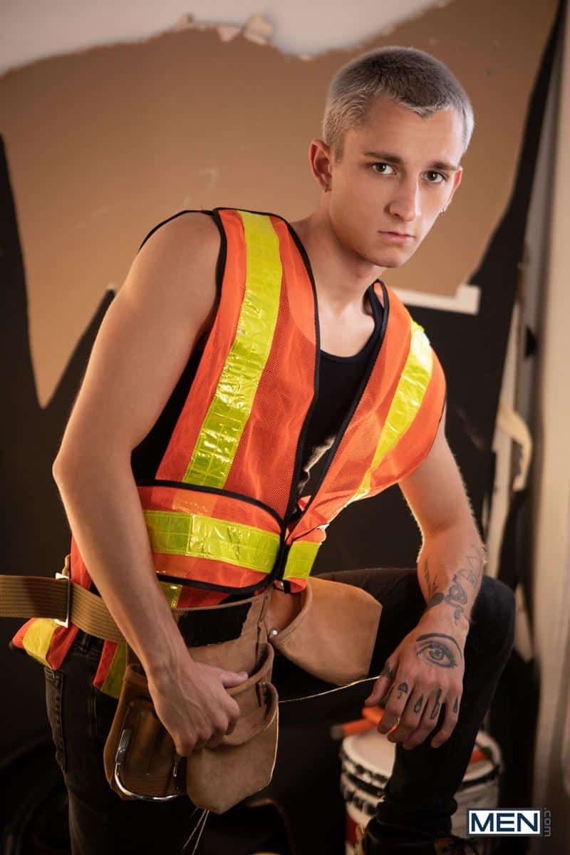 Sexy construction worker Theo Brady huge young cock fucking mate Chris Cool bubble ass 2 gay porn pics - Sexy construction worker Theo Brady’s huge young cock fucking mate Chris Cool’s bubble ass